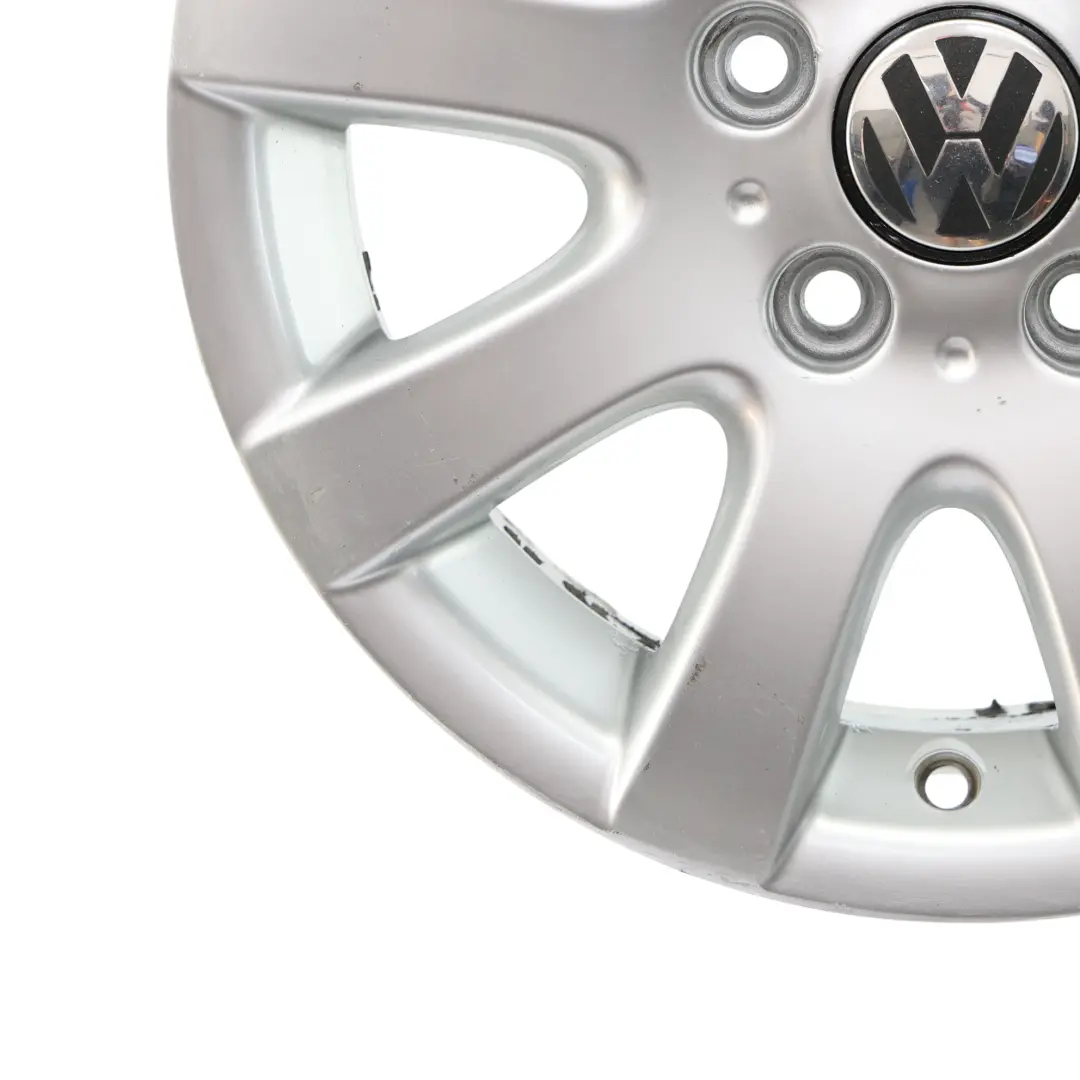 VW Volkswagen Golf Mk5 V Wheel Alloy Rim 15" 6,5J ET:50 Silver - SKU 1K0601025A-3 - Part number 1K0601025A