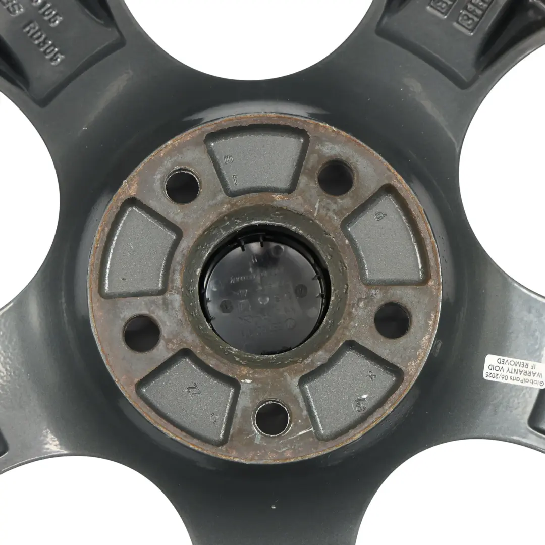 VW Volkswagen Golf Mk5 V Cerchio In Lega Nero 18" 7,5J ET:51 - SKU 1K0601025AM-1 - Numero di parte 1K0601025AM