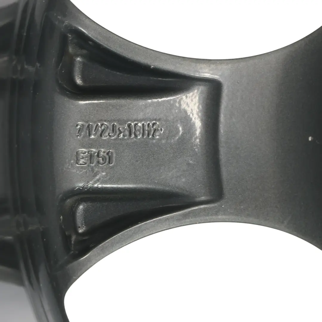 VW Volkswagen Golf Mk5 V Alloy Wheel Rim Black 18" 7,5J ET:51 - SKU 1K0601025AM-1 - Part number 1K0601025AM