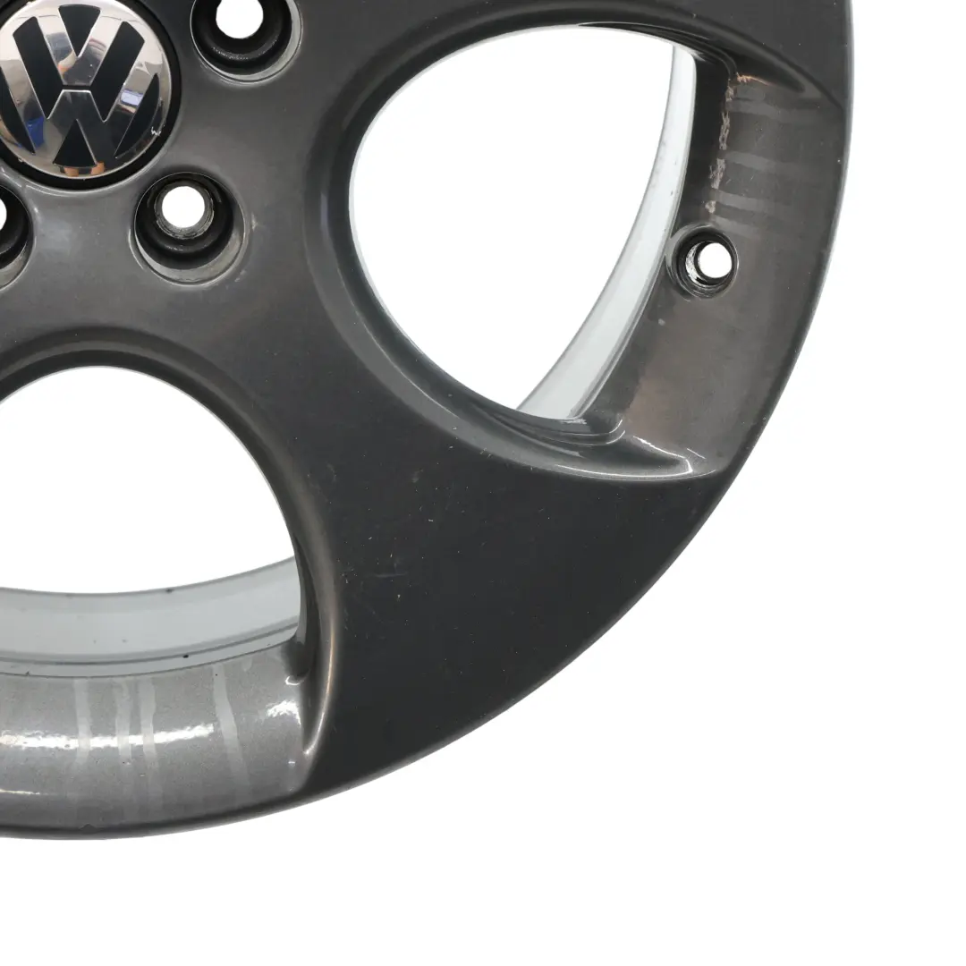 VW Volkswagen Golf Mk5 V Felga Aluminiowa Czarna 18" 7,5J ET:51 - SKU 1K0601025AM-1 - Numer Części 1K0601025AM
