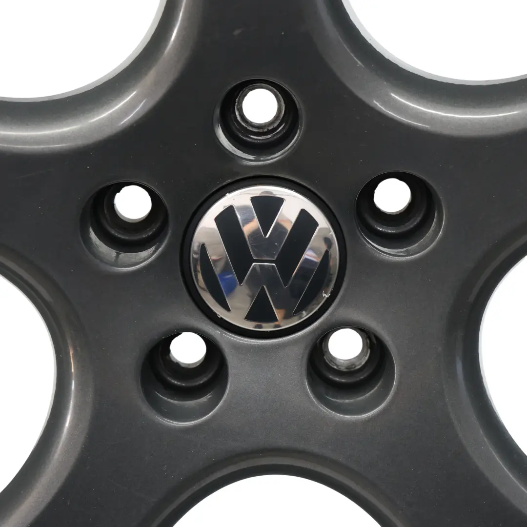 VW Volkswagen Golf Mk5 V Alloy Wheel Rim Black 18" 7,5J ET:51 - SKU 1K0601025AM-1 - Part number 1K0601025AM