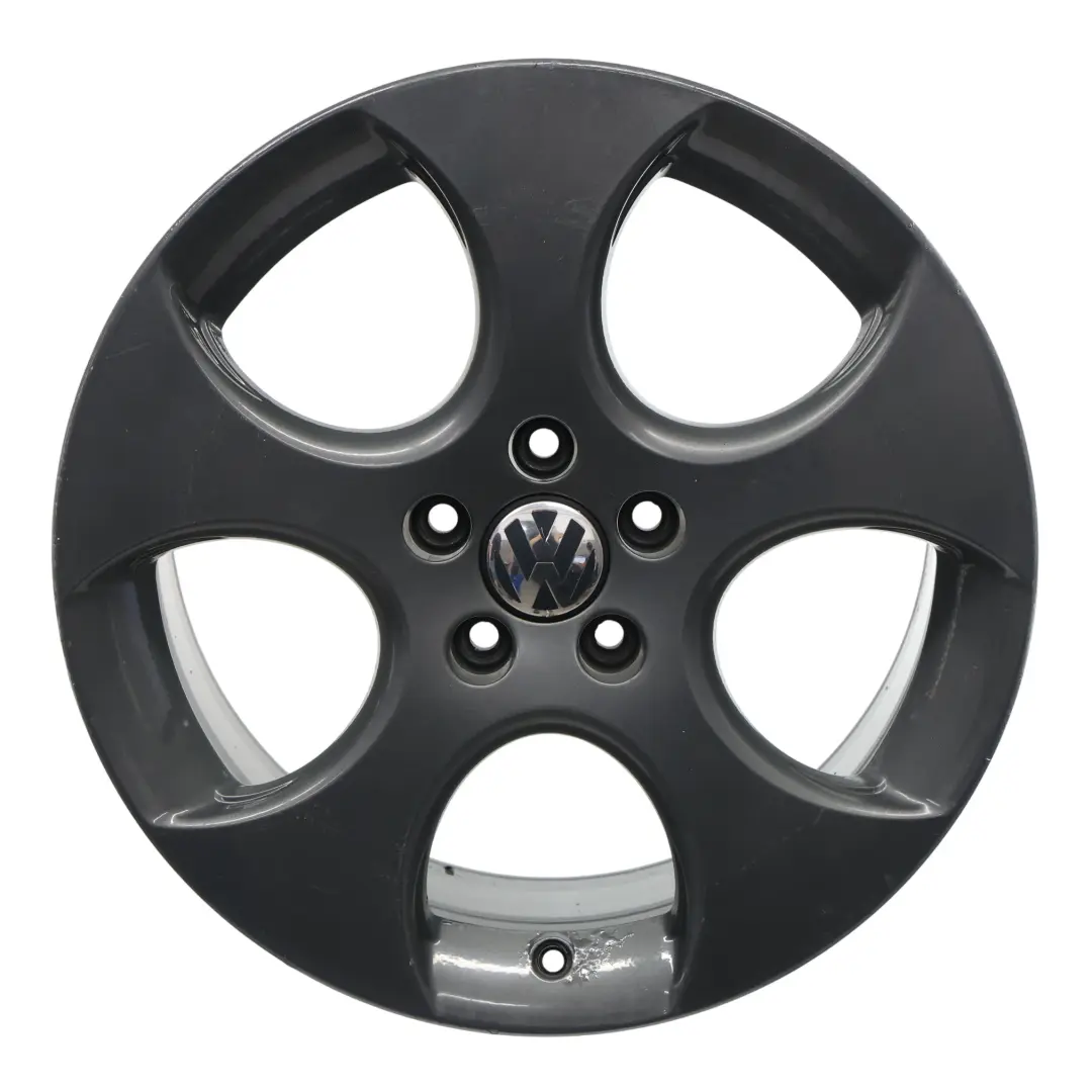 VW Volkswagen Golf Mk5 V Jante Alliage Noir 18" 7,5J ET:51 - SKU 1K0601025AM-2 - Numéro de pièce 1K0601025AM