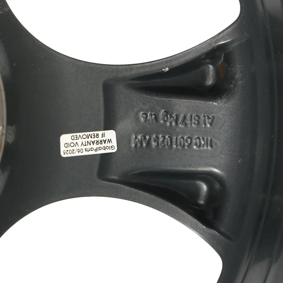 VW Volkswagen Golf Mk5 V Leicht Metall Felge Schwarz 18" 7,5J ET:51 - SKU 1K0601025AM-2 - Teilenummer 1K0601025AM