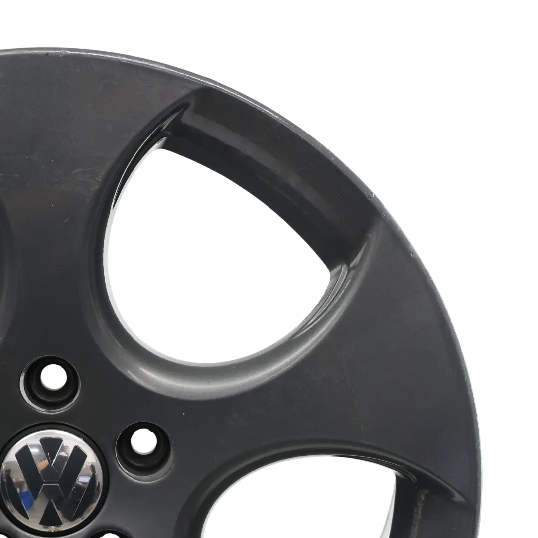 VW Volkswagen Golf Mk5 V Cerchio In Lega Nero 18" 7,5J ET:51 - SKU 1K0601025AM-2 - Numero di parte 1K0601025AM