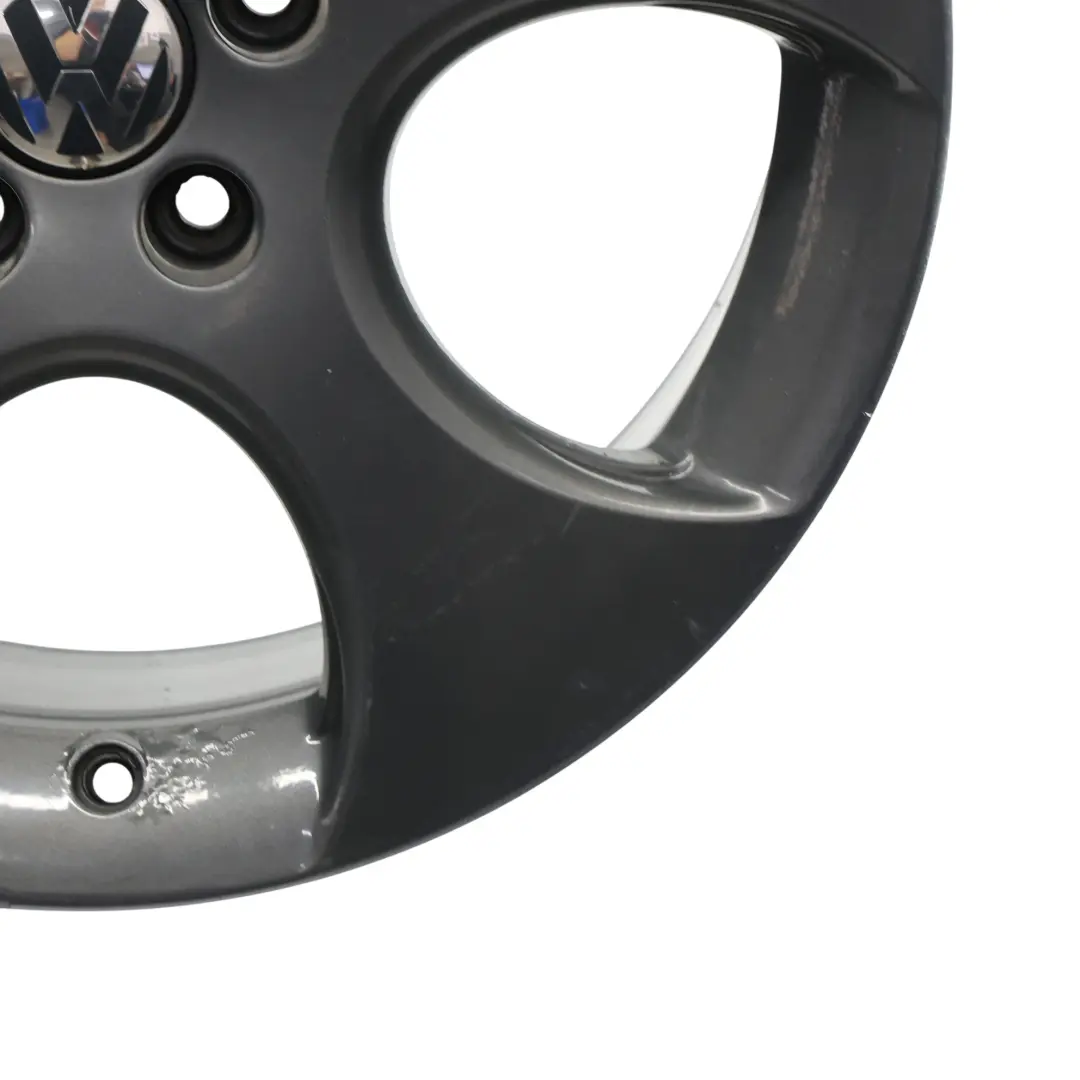 VW Volkswagen Golf Mk5 V Leicht Metall Felge Schwarz 18" 7,5J ET:51 - SKU 1K0601025AM-2 - Teilenummer 1K0601025AM
