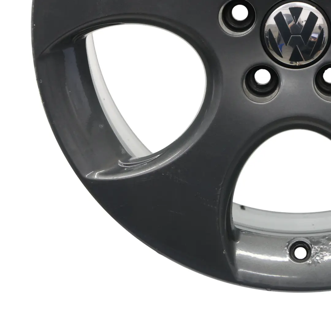 VW Volkswagen Golf Mk5 V Jante Alliage Noir 18" 7,5J ET:51 - SKU 1K0601025AM-2 - Numéro de pièce 1K0601025AM
