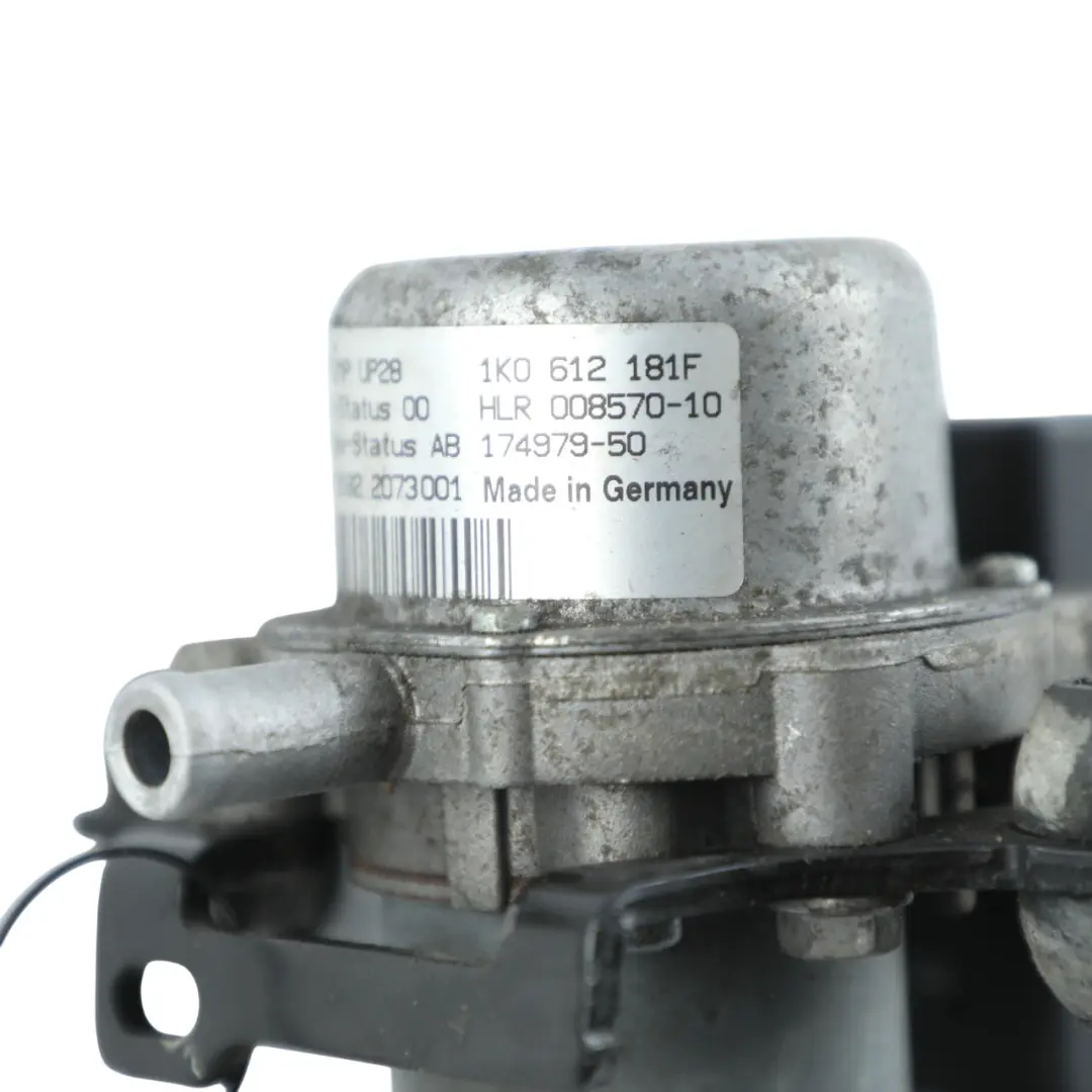 Audi A3 8V Vacuum Pump Electric Brake Actuator Petrol Engine - SKU 1K0612181F-1 - Part number 1K0612181F