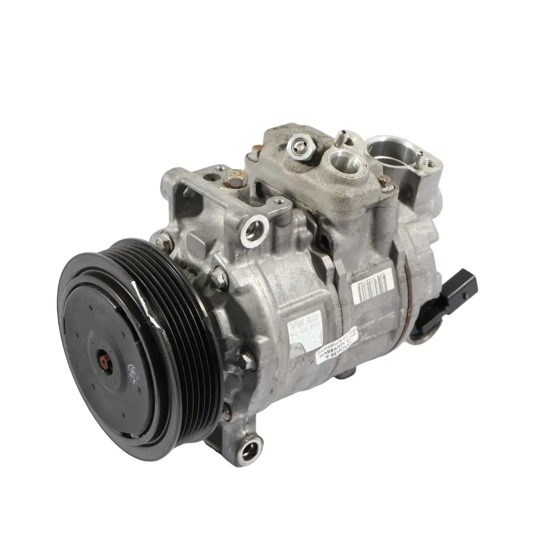Volkswagen Polo Mk5 6R Air Conditioning Compressor A/C Unit Pump - SKU 1K0820859T-1 - Part number 1K0820859T