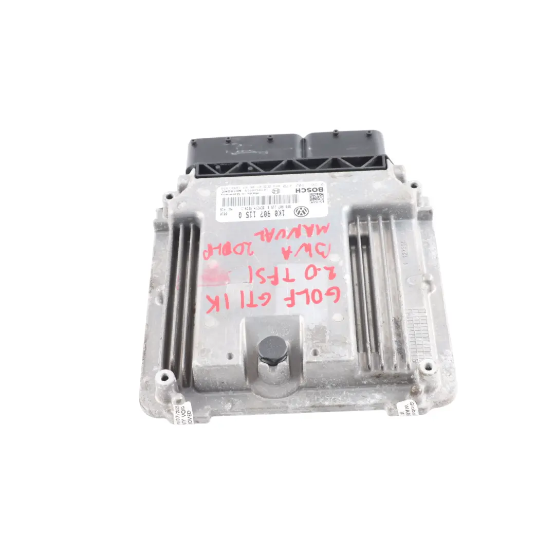 Volkswagen Golf Mk5 2.0 TSI BWA GTI 200HP Engine Control ECU Manual - SKU 1K0907115Q - Part number 1K0907115Q