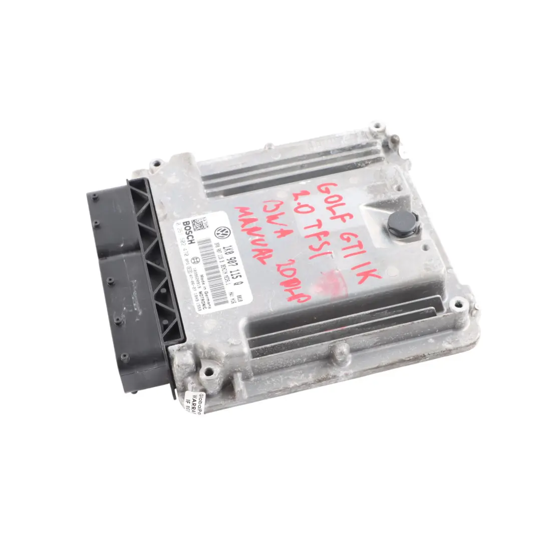 Mk5 2.0 TSI BWA GTI 200HP Engine Control ECU Manual to Volkswagen Golf with Part number 1K0907115Q Volkswagen Golf Mk5 2.0 TSI BWA GTI 200HP Engine Control ECU Manual - SKU 1K0907115Q - Part number 1K0907115Q
