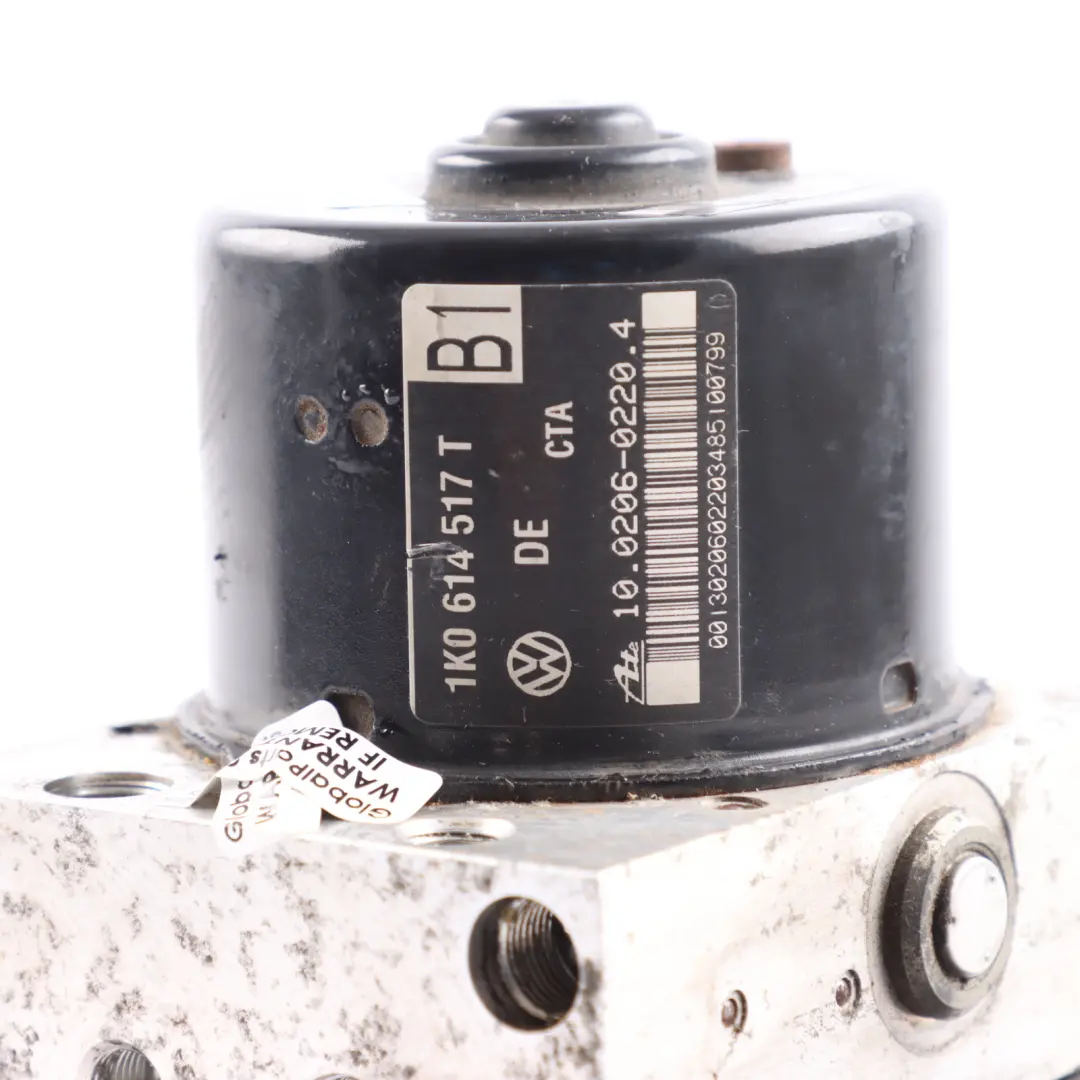 Volkswagen Golf Mk5 V ABS Pump Brake Control Unit Module 1K0614517T - SKU 1K0907379AA-3 - Part number 1K0907379AA