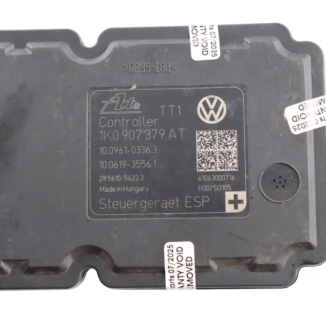 Mk5 Audi A3 8P ABS Pump Brake Control Module 1K0614517CB to VW Golf with Part number 1K0907379AT VW Golf Mk5 Audi A3 8P ABS Pump Brake Control Module 1K0614517CB - SKU 1K0907379AT - Part number 1K0907379AT