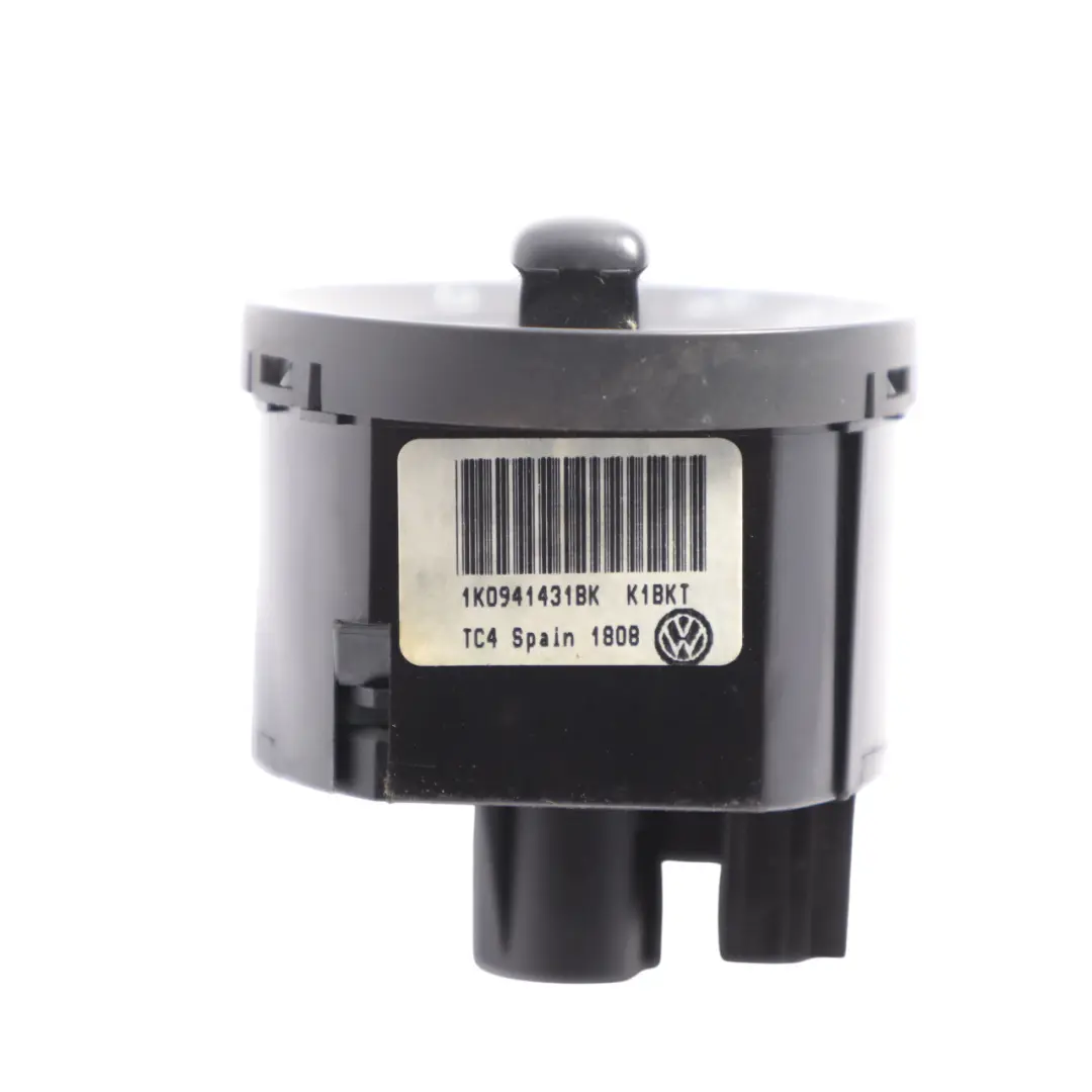 Mk6 Headlight Lamp Switch Button Unit Black to Volkswagen Golf with Part number 1K0941431BK Volkswagen Golf Mk6 Headlight Lamp Switch Button Unit Black - SKU 1K0941431BK - Part number 1K0941431BK