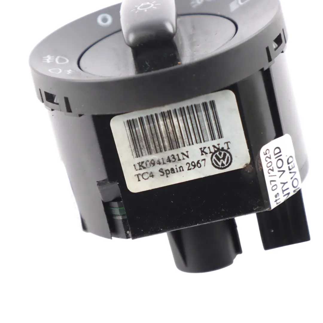 Volkswagen Passat B6 Golf 5 Interrupteur Phares Unité Feux Bouton 1K0941431P - SKU 1K0941431N - Numéro de pièce 1K0941431N