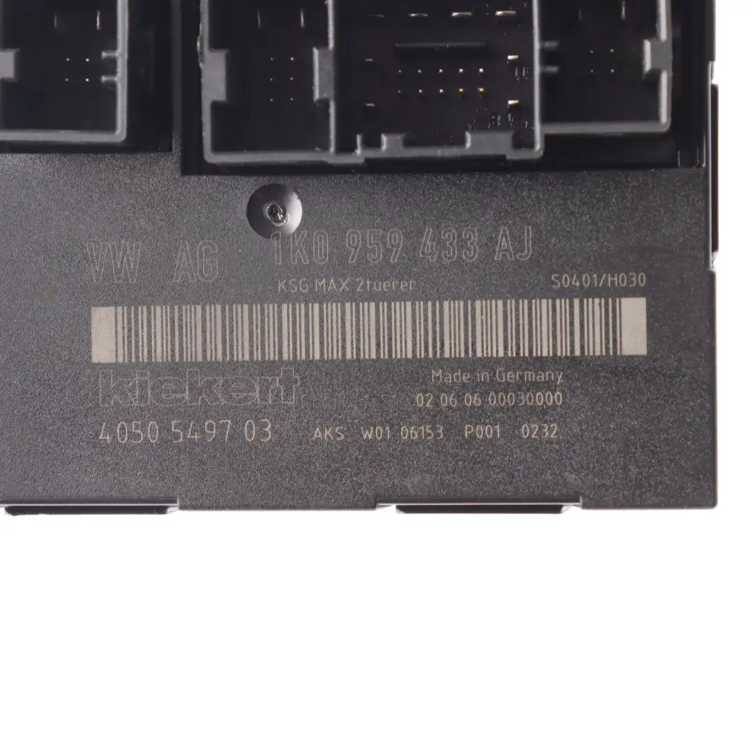 Mk5 V Modulo Unità Controllo Corpo Comfort per Volkswagen Golf con numero di parte 1K0959433AJ Volkswagen Golf Mk5 V Modulo Unità Controllo Corpo Comfort - SKU 1K0959433AJ - Numero di parte 1K0959433AJ