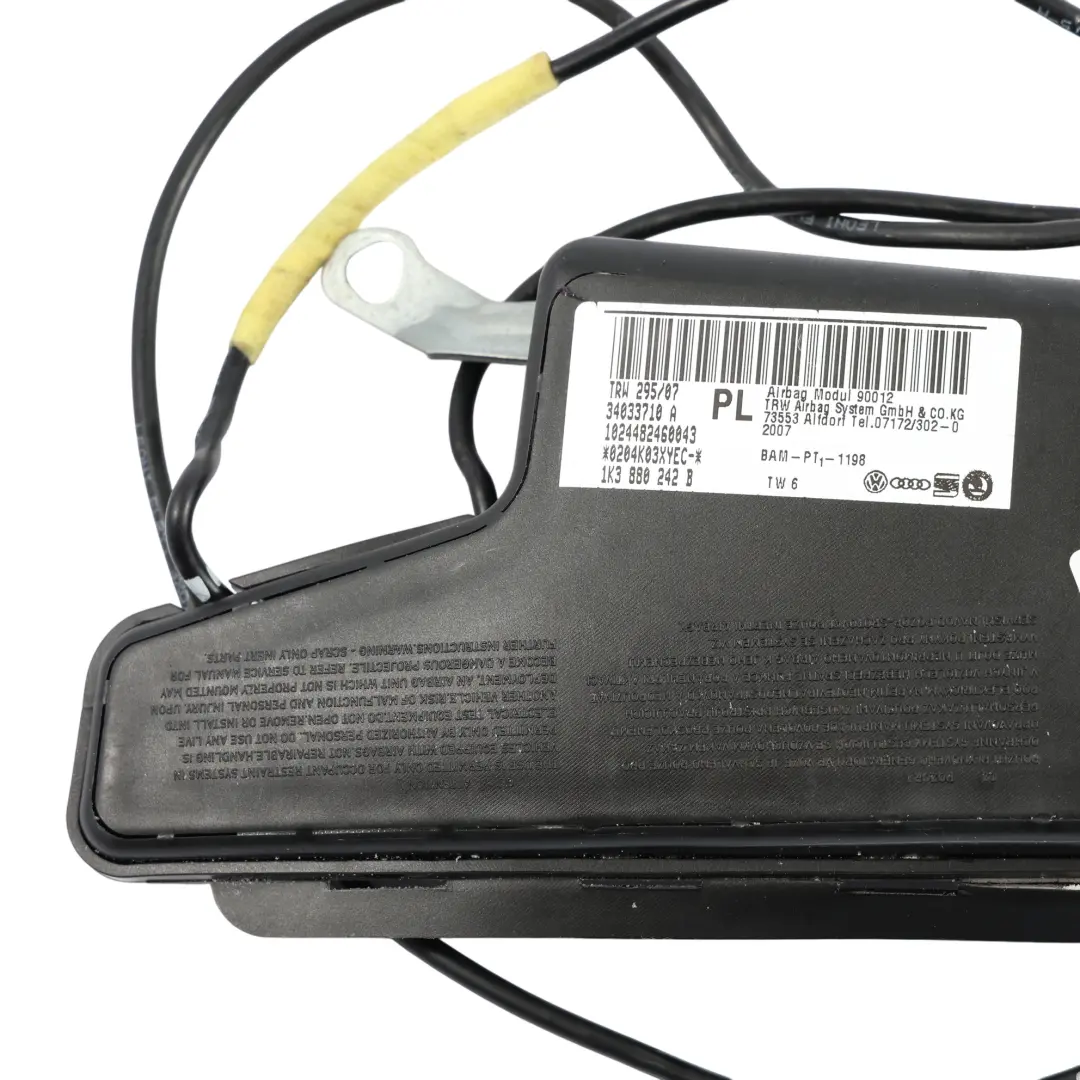 Volkswagen Golf Mk5 V Modulo Aria Anteriore Lato Guida - SKU 1K3880242B - Numero di parte 1K3880242B