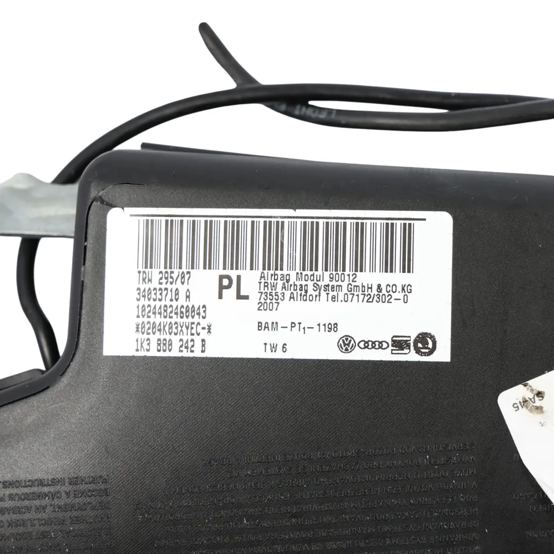Volkswagen Golf Mk5 V Air Module Front Driver's Side - SKU 1K3880242B - Part number 1K3880242B