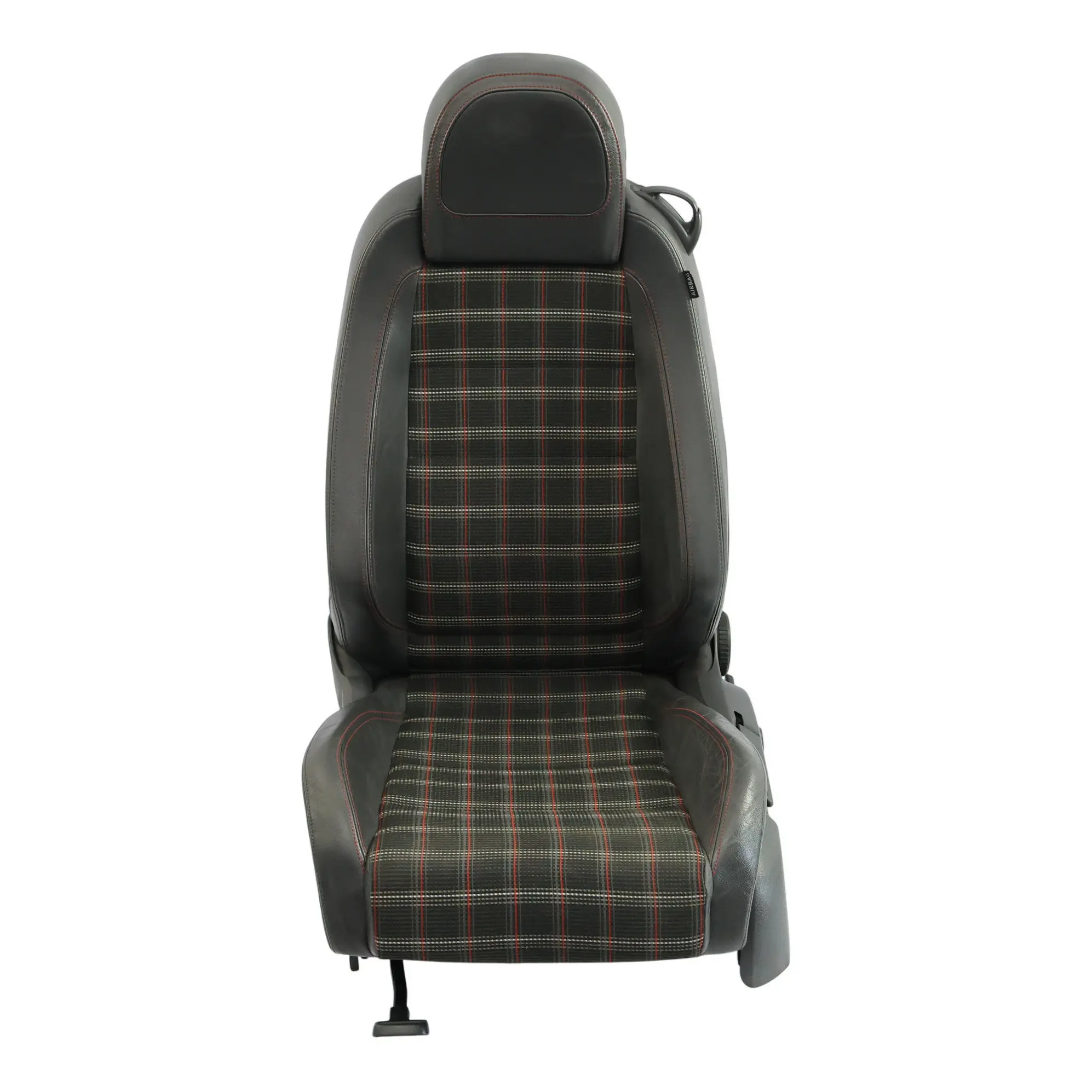Volkswagen Golf Mk5 V GTI Asiento Delantero Izquierdo Calefactable Cuero Negro