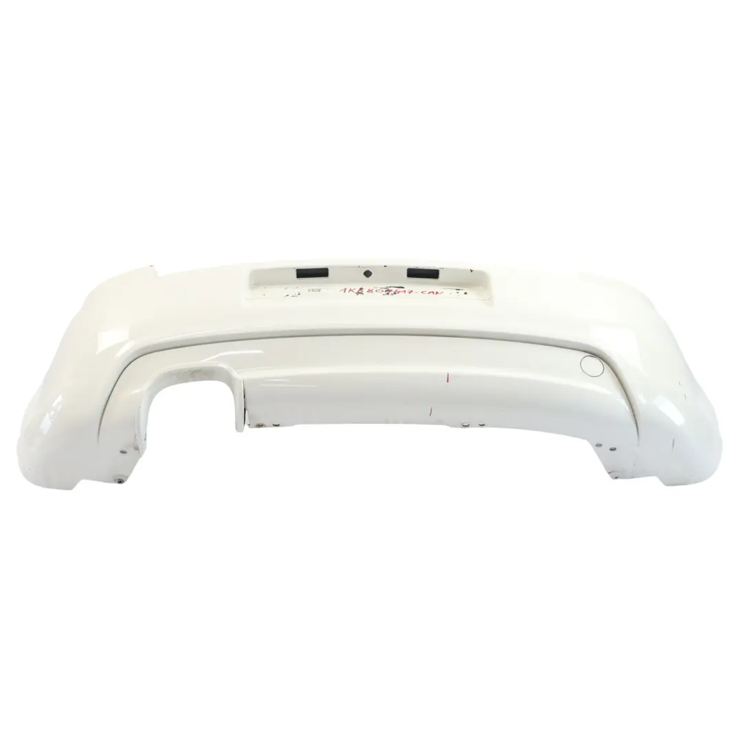 Volkswagen VW Golf Mk5 Bumper Rear Trim Panel Cover Candy White - B9A - SKU 1K6807417-CAN - Part number 1K6807417