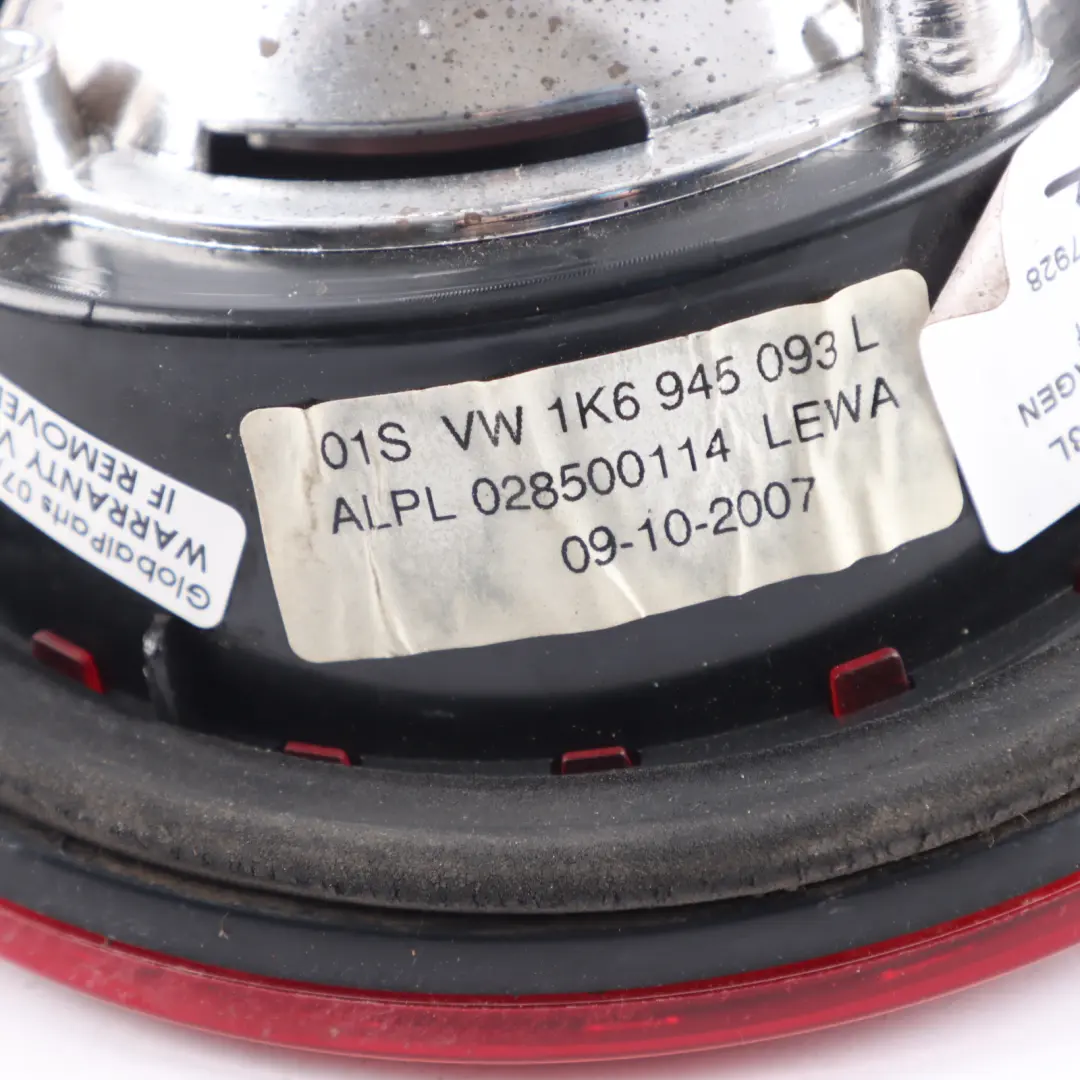 Mk5 V Rear Light In Trunk Lid Inner Left N/S Lamp to VW Volkswagen Golf with Part number 1K6945093L VW Volkswagen Golf Mk5 V Rear Light In Trunk Lid Inner Left N/S Lamp - SKU 1K6945093L - Part number 1K6945093L