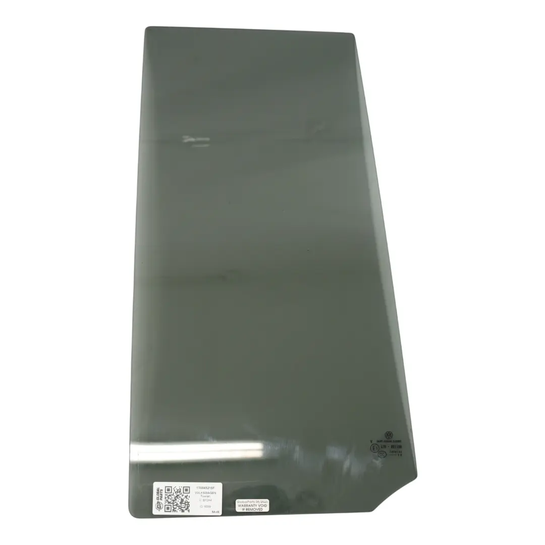 Vetro fisso porta posteriore sinistra Vetro AS3 per VW Touran 1T con numero di parte 1T0845215F VW Touran 1T Vetro fisso porta posteriore sinistra Vetro AS3 - SKU 1T0845215F - Numero di parte 1T0845215F