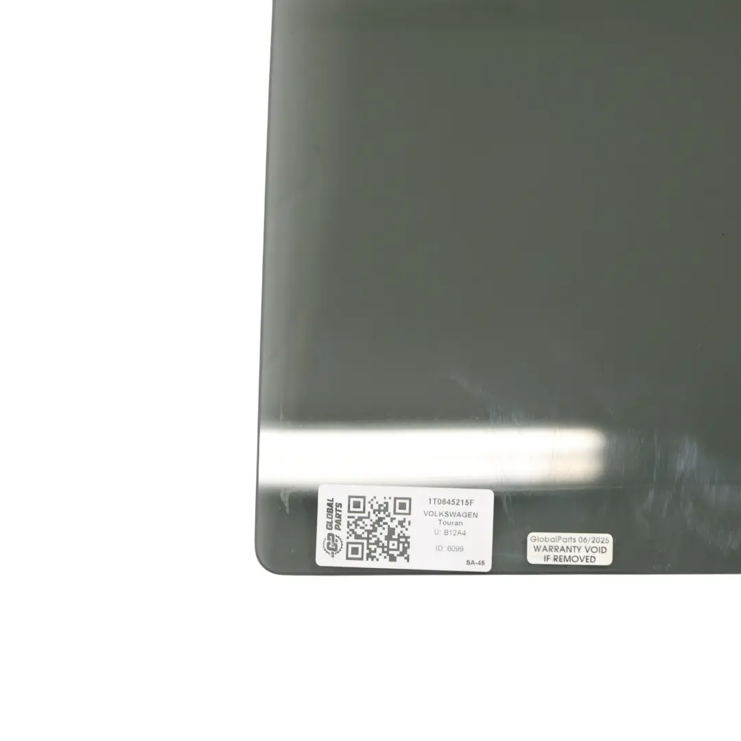 VW Touran 1T Cristal Fijo Puerta Trasera Izquierda Acristalamiento AS3 1T0845215 - SKU 1T0845215F - Número de pieza 1T0845215F