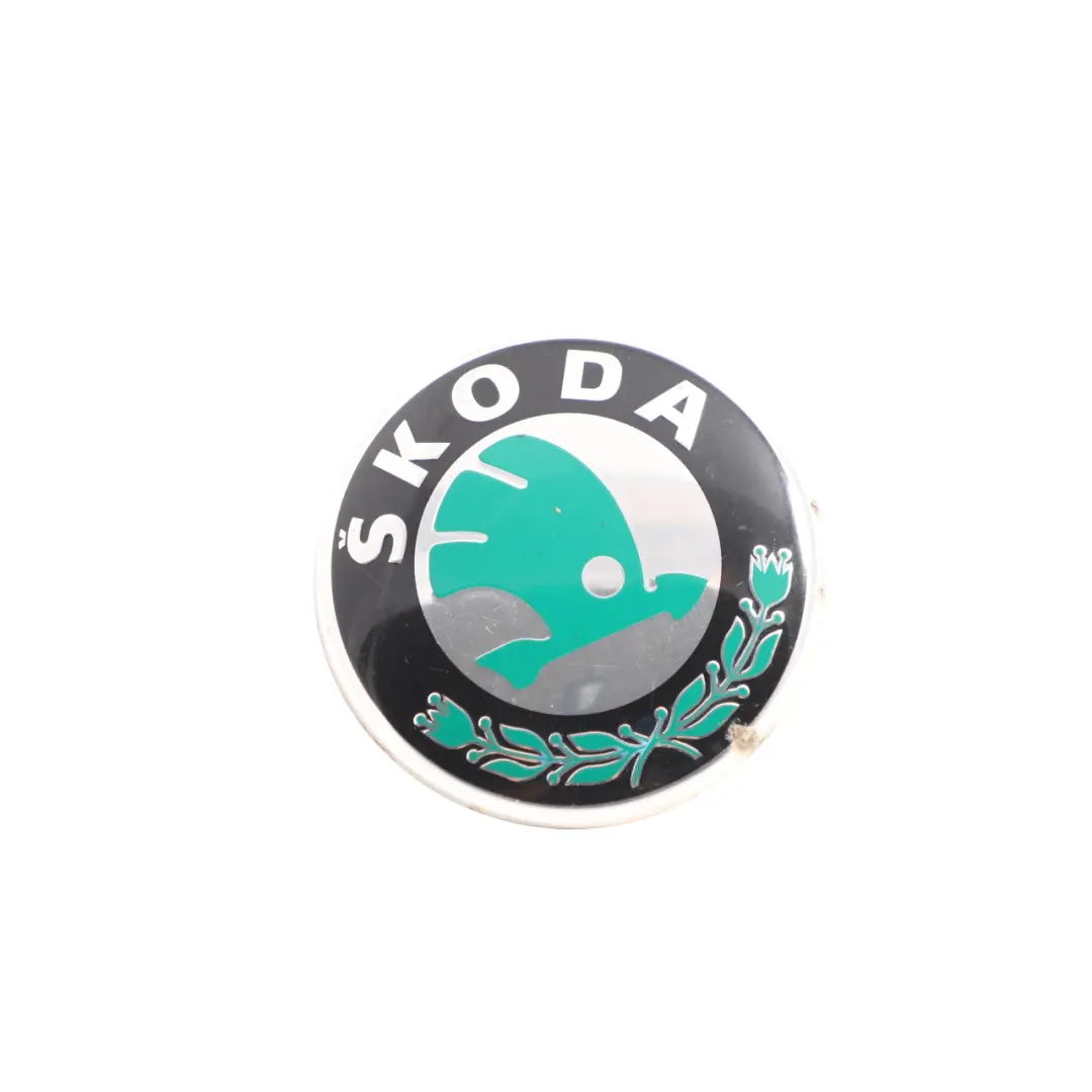 Skoda Octavia Tailgate Emblem Rear Boot Trunk Lid Logo Badge - SKU 1U0853621C - Part number 1U0853621C