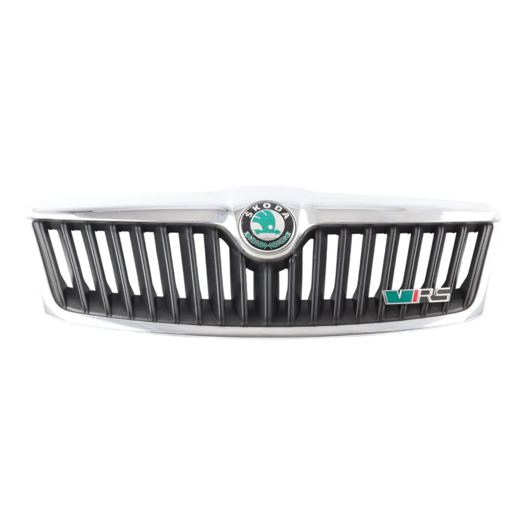 VRS Hood Bonnet Radiator Front Grille Trim Panel Chrome to Skoda Octavia with Part number 1Z0853651C Skoda Octavia VRS Hood Bonnet Radiator Front Grille Trim Panel Chrome - SKU 1Z0853651C - Part number 1Z0853651C