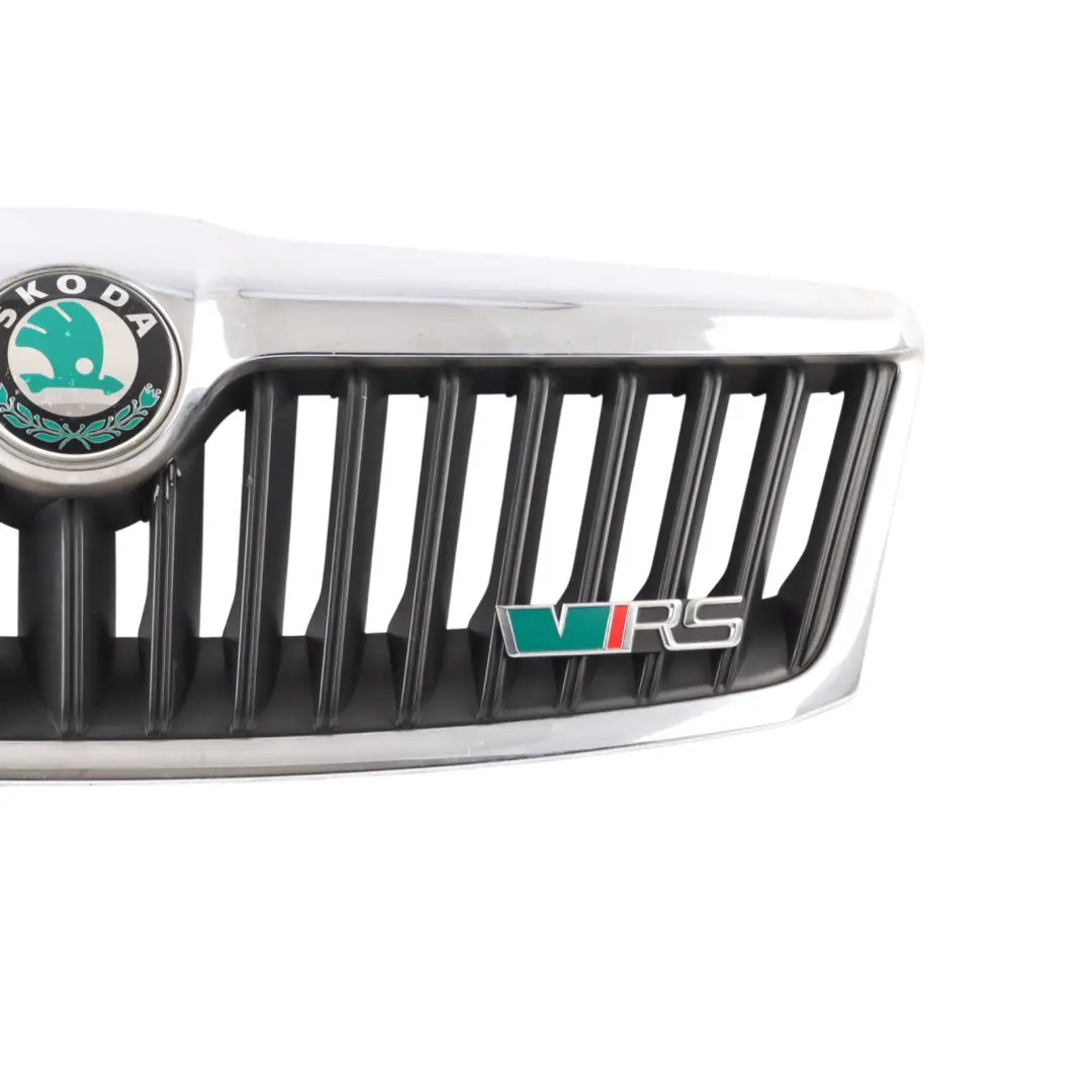 Skoda Octavia VRS Hood Bonnet Radiator Front Grille Trim Panel Chrome - SKU 1Z0853651C - Part number 1Z0853651C