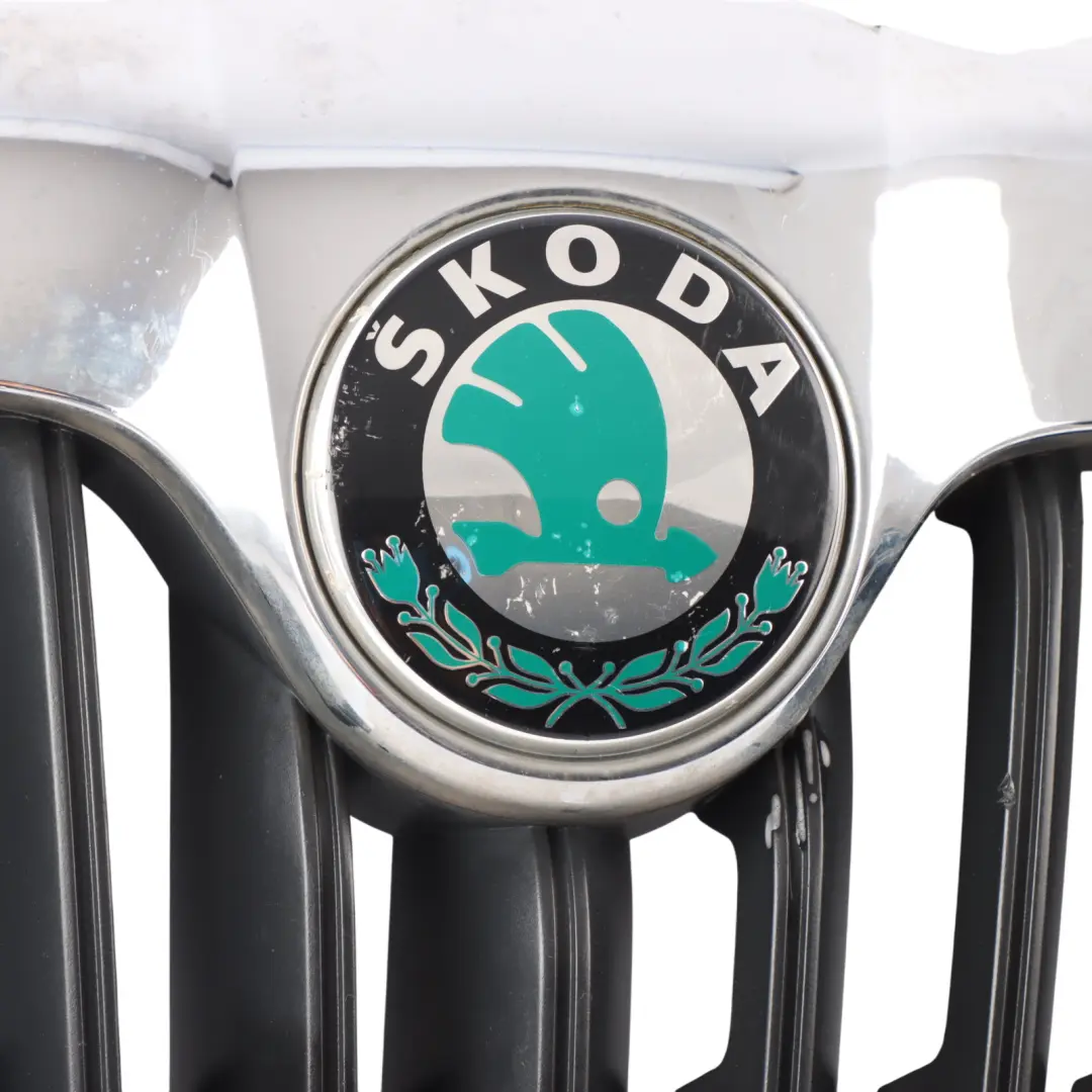 Skoda Octavia VRS Hood Bonnet Radiator Front Grille Trim Panel Chrome - SKU 1Z0853651C - Part number 1Z0853651C