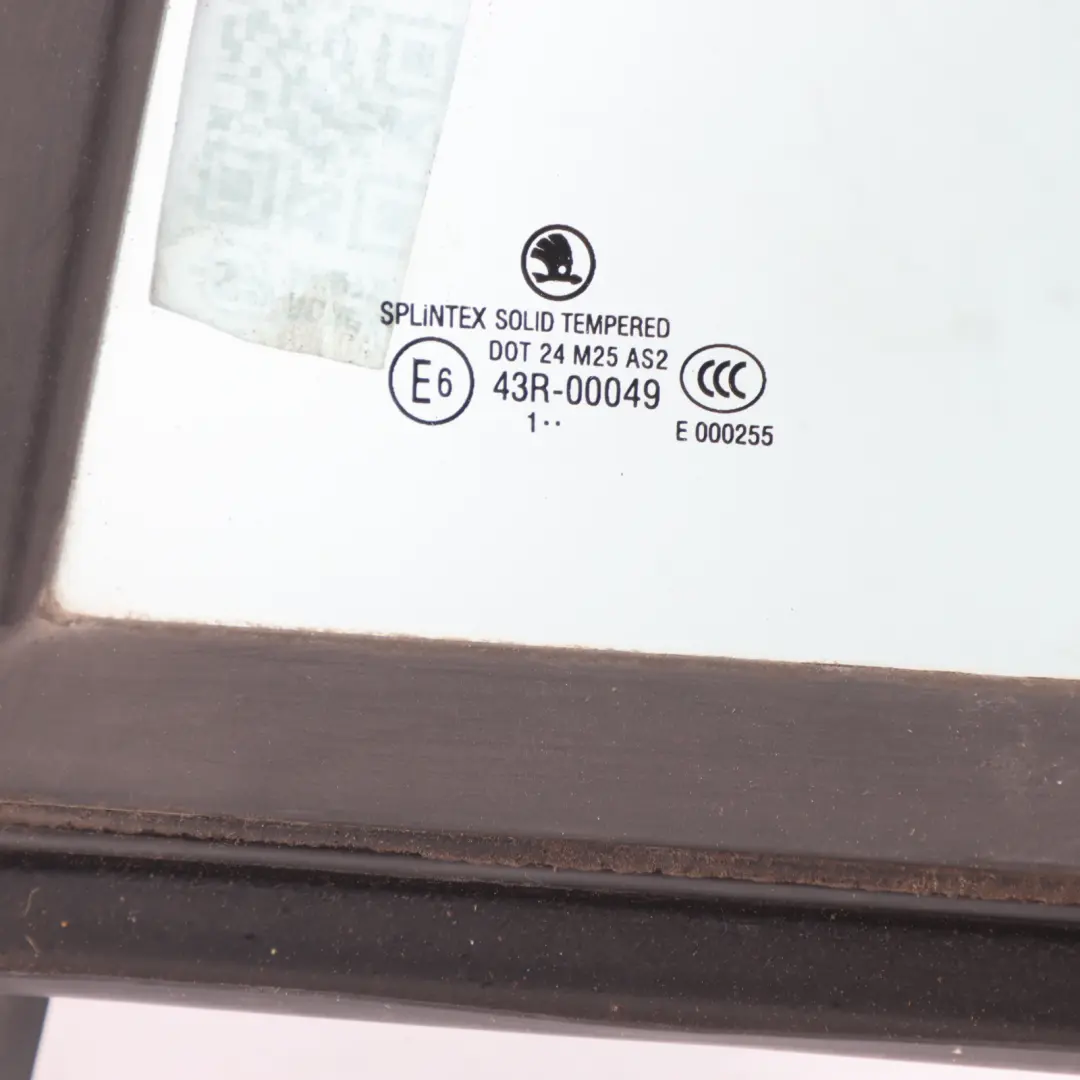 Skoda Octavia II Window Seal Door Rear Left N/S Gasket Glass AS2 - SKU 1Z5845209G - Part number 1Z5845209G