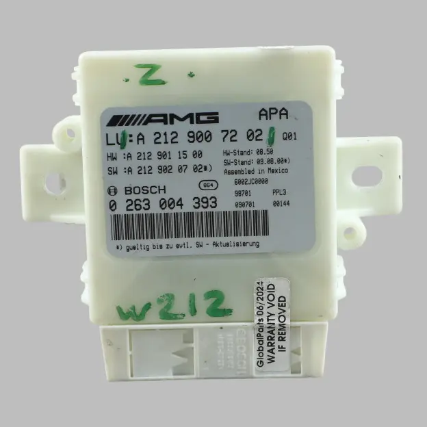 Windows W212 Parktronic PDC Parking Assist Distance Control Unit A2129007202