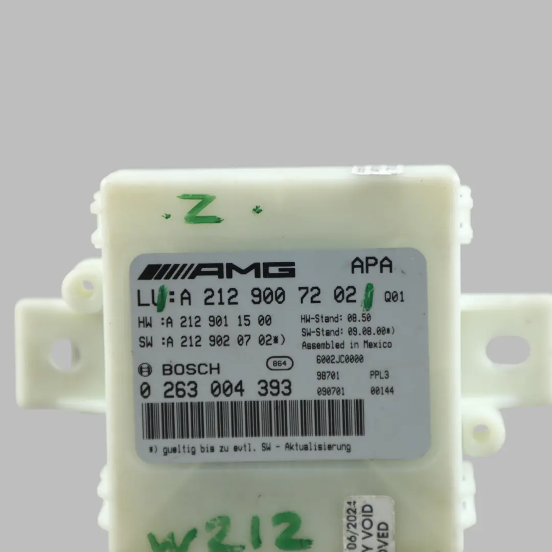  Windows W212 Parktronic PDC Parking Assist Distance Control Unit - SKU A2129007202 - Part number 2129007202