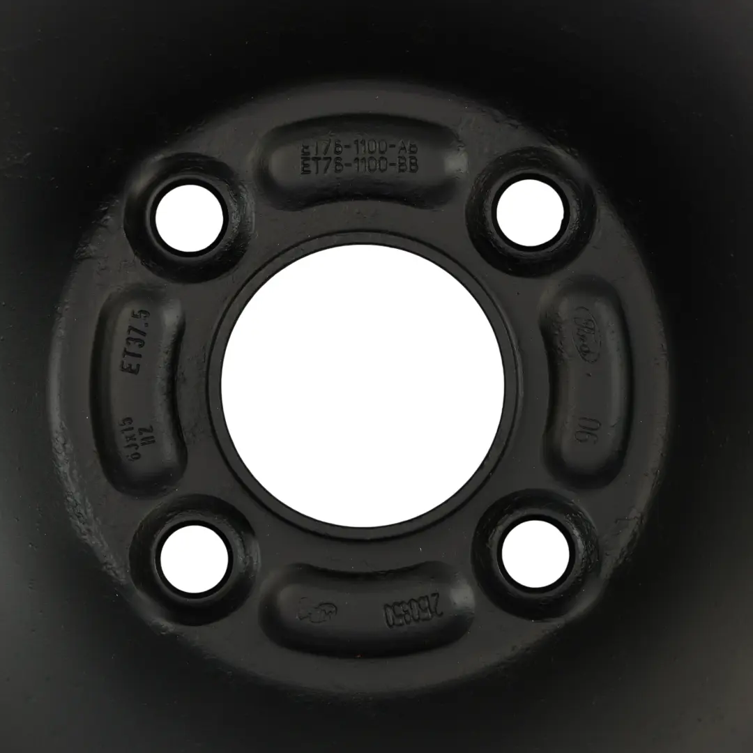 Stahl Felge Schwarz 15" ET37,5 6J für Ford Transit Connect mit Teilenummer 2150850 Ford Transit Connect Stahl Felge Schwarz 15" ET37,5 6J - SKU 2150850 - Teilenummer 2150850