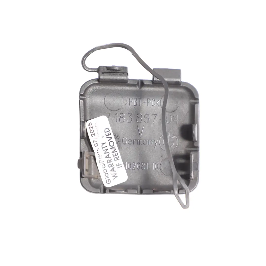 BMW F01 Towing Eye Front Bumper Flap Cover Imperial Blue Metallic A89 7183867 - SKU 2152303-IBB - Part number 2152303