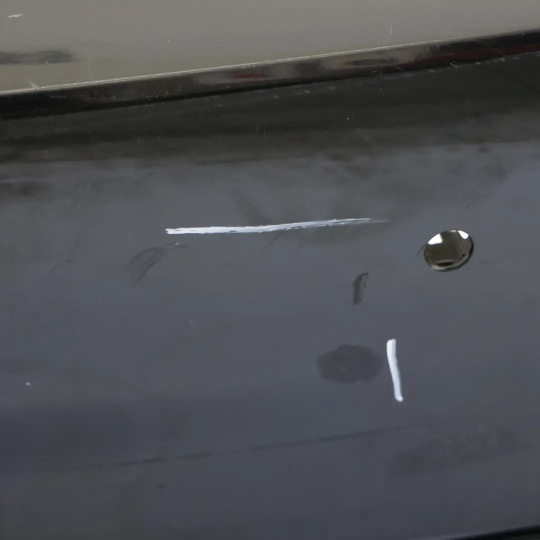 BMW F01 F02 Rear Bumper Trim Panel Cover PDC Black Sapphire Metallic - 475 - SKU 2152307-BS - Part number 2152307