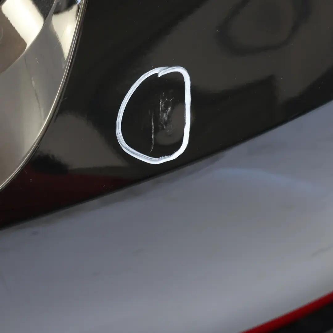 BMW F01 F02 Rear Bumper Trim Panel Cover PDC Black Sapphire Metallic - 475 - SKU 2152307-BS - Part number 2152307