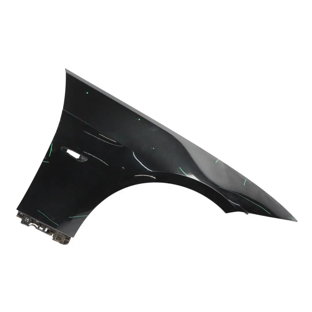BMW E92 Side Wing Panel Fender Front Right O/S Black Sapphire Metallic - 475 - SKU 2155922-BS3 - Part number 2155922
