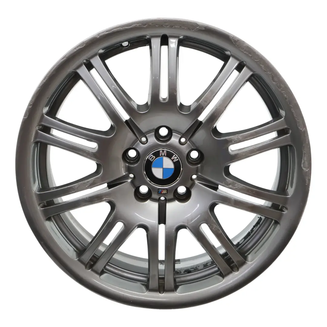 Vorne Felge Alufelge 19" M Doppel Speiche 67 8J ET:47 für BMW E46 M3 mit Teilenummer 2229650 BMW E46 M3 Vorne Felge Alufelge 19" M Doppel Speiche 67 8J ET:47 - SKU 2229650-1 - Teilenummer 2229650