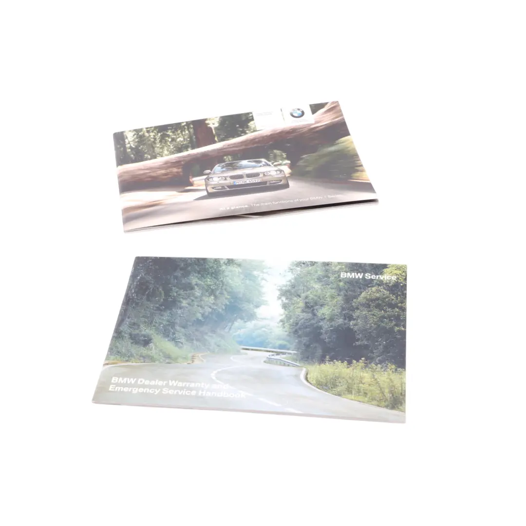 BMW E60 E65 E81 E87 E90 Service Booklet Owner's Handbook Instructions Wallet Set - SKU 2359744-7 - Part number 2359744