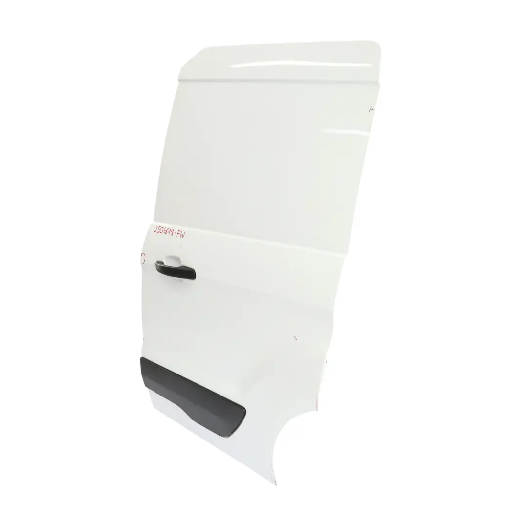 Sliding Door Rear Left N/S Side Door Frozen White - Z2 to Ford Transit Connect with Part number 2504619 Ford Transit Connect Sliding Door Rear Left N/S Side Door Frozen White - Z2 - SKU 2504619-FW - Part number 2504619