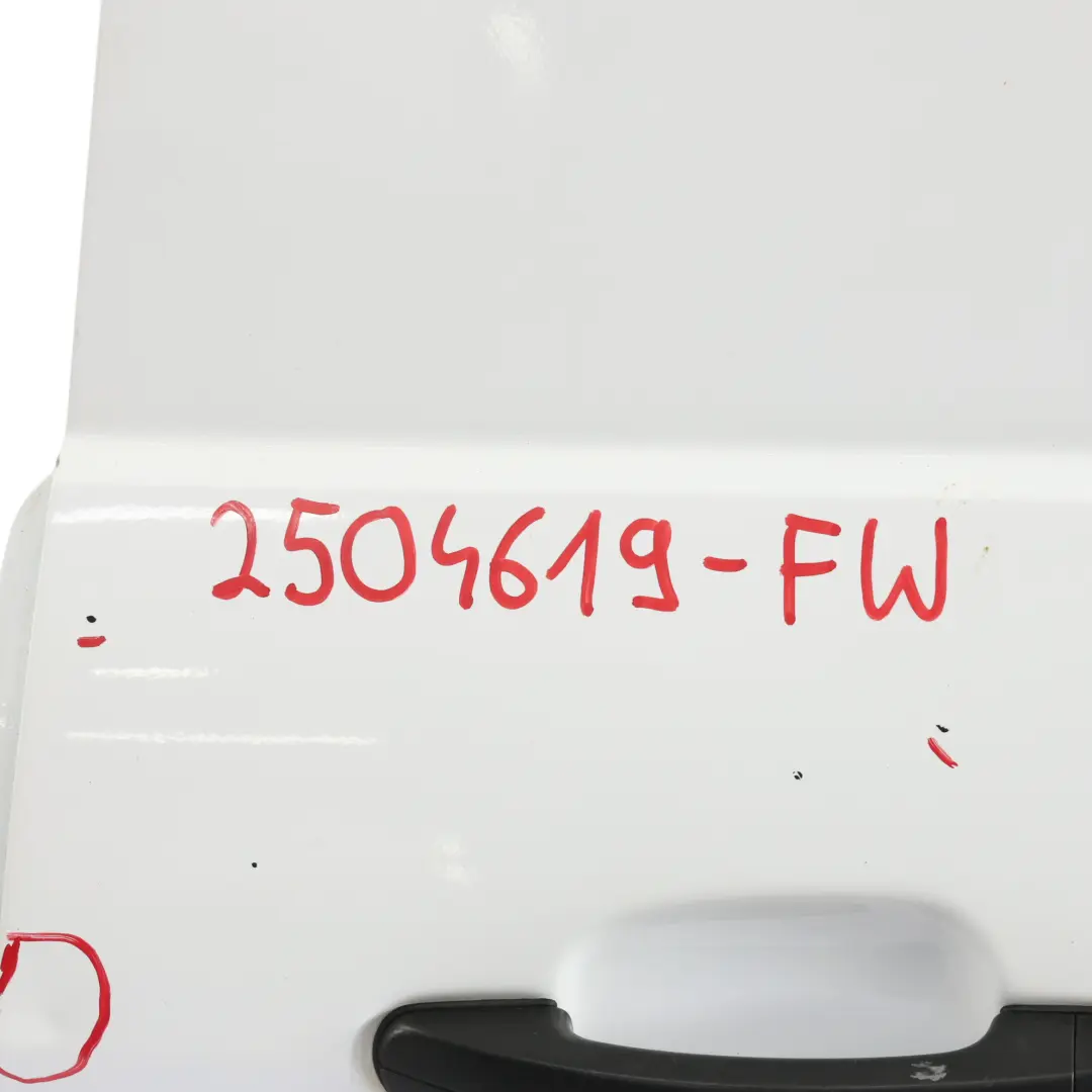 Ford Transit Connect Sliding Door Rear Left N/S Side Door Frozen White - Z2 - SKU 2504619-FW - Part number 2504619