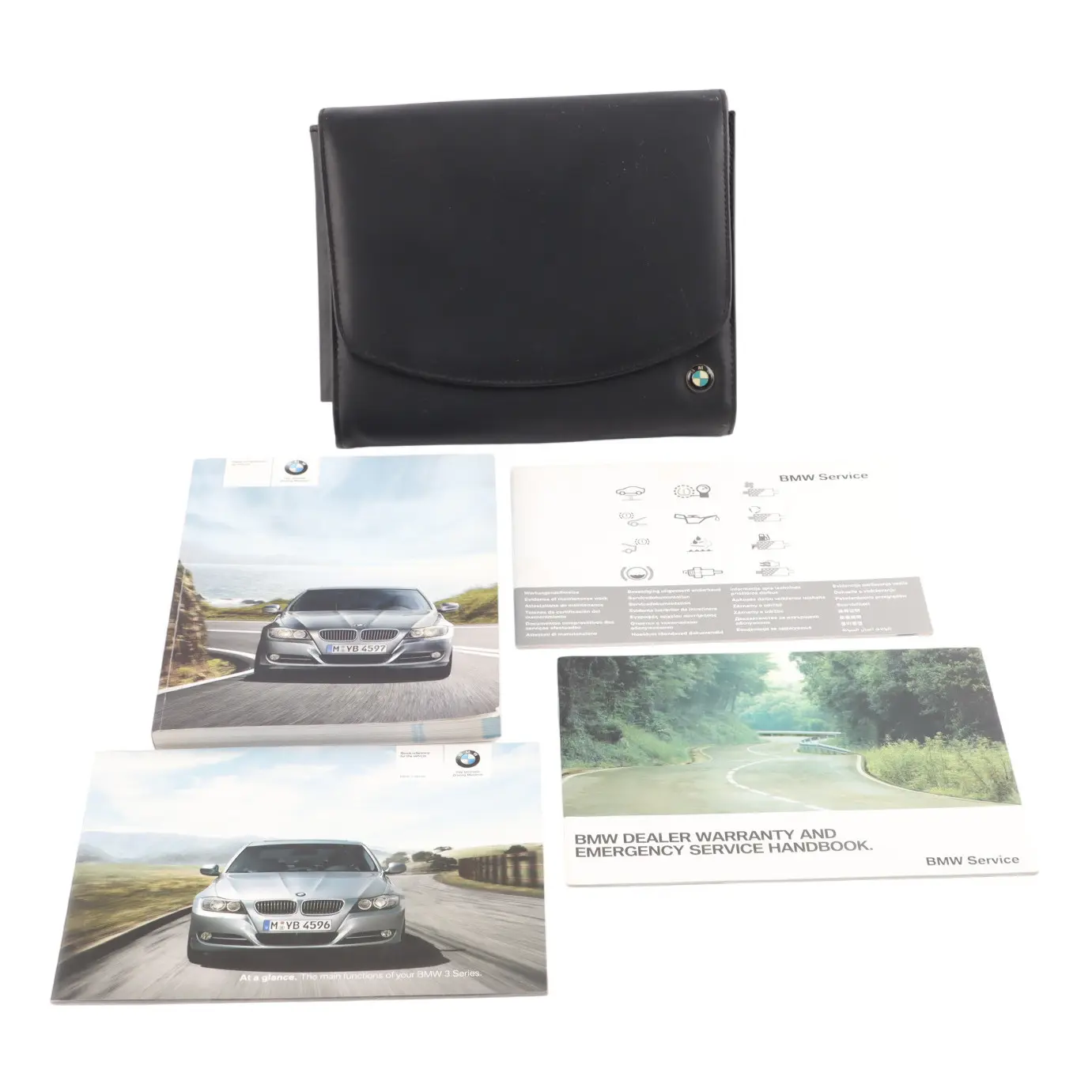 BMW E90 E91 LCI Service Booklet Owner's Handbook Instructions Pouch Wallet Set