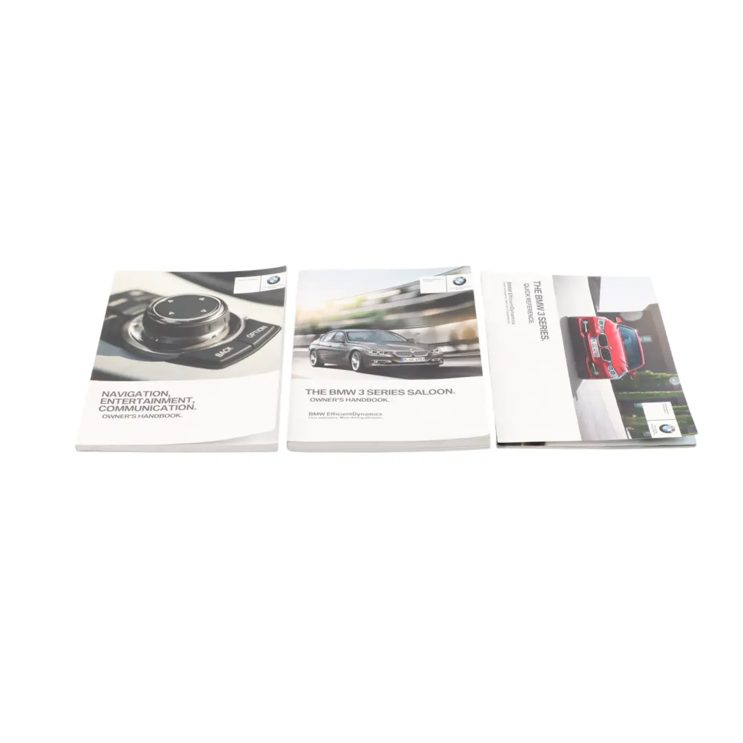 BMW F30 Owner's Handbook Booklet Instructions Pouch Case Wallet - SKU 2917165 - Part number 2917165