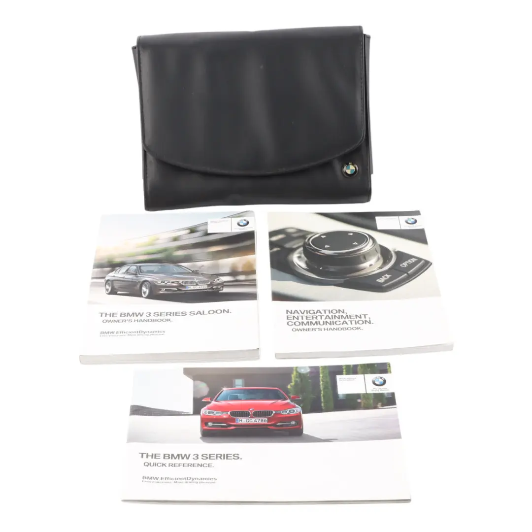 BMW F30 Owner's Handbook Booklet Instructions Pouch Case Wallet - SKU 2917165 - Part number 2917165