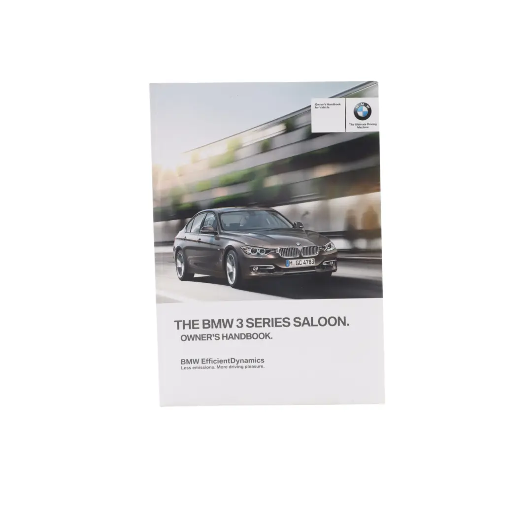 BMW F30 Owner's Handbook Booklet Instructions Pouch Case Wallet - SKU 2917165 - Part number 2917165