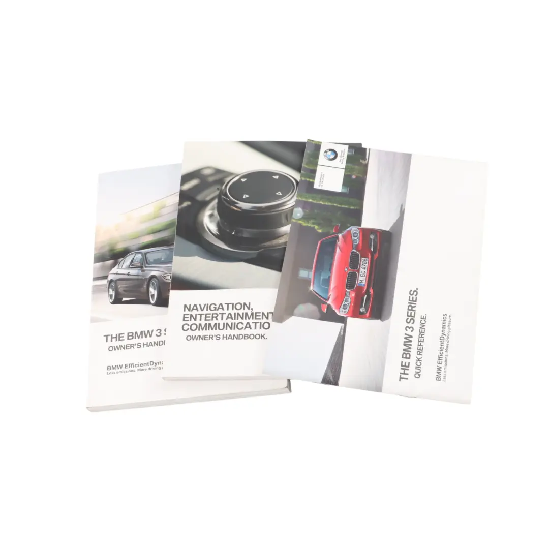 BMW F30 Owner's Handbook Booklet Instructions Pouch Case Wallet - SKU 2917165 - Part number 2917165