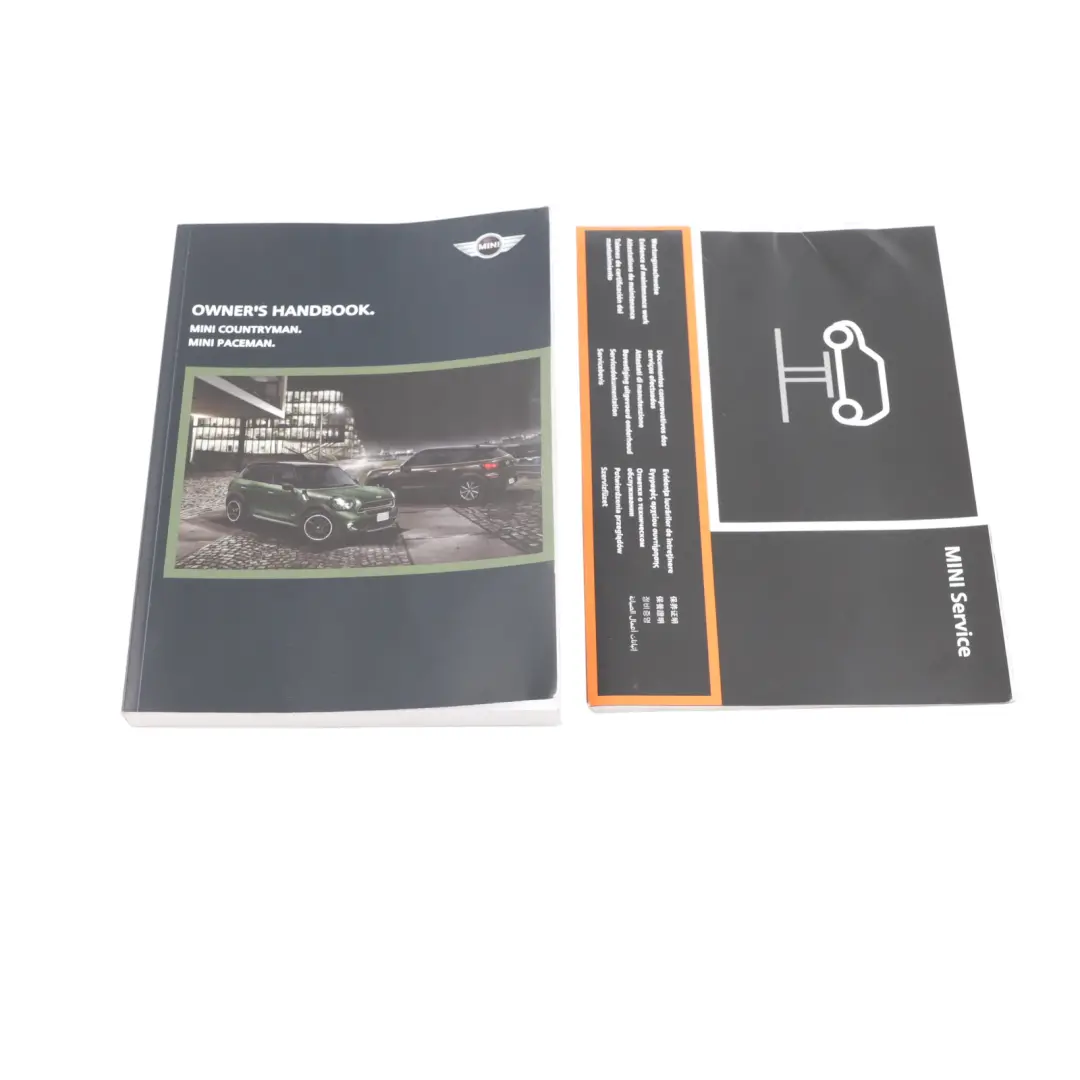 Mini Countryman R60 Service Booklet Owner's Handbook Pouch Case Wallet Set - SKU 2967690 - Part number 2967690
