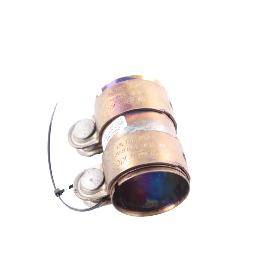 Mk5 Exhaust System Pipe Clamp Muffler Retainer Connector to Seat Ibiza with Part number 2Q0253141C Seat Ibiza Mk5 Exhaust System Pipe Clamp Muffler Retainer Connector - SKU 2Q0253141C - Part number 2Q0253141C