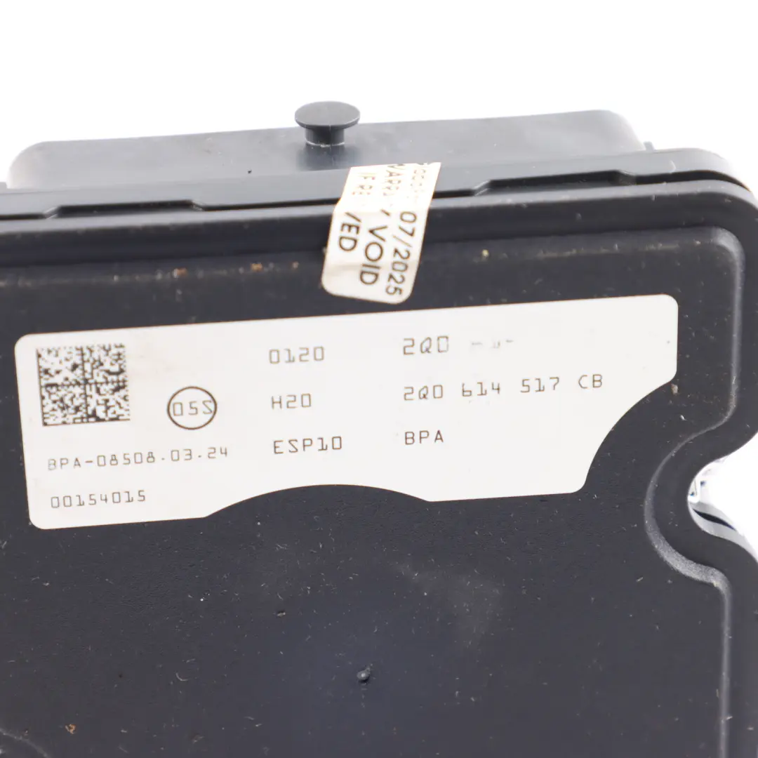 Mk5 V ABS Pump Brake Control Unit Module 2Q0614517CB to Seat Ibiza with Part number 2Q0614517CP Seat Ibiza Mk5 V ABS Pump Brake Control Unit Module 2Q0614517CB - SKU 2Q0614517CP - Part number 2Q0614517CP